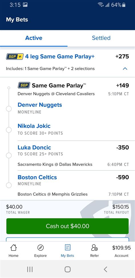 FanDuel Parlays .
